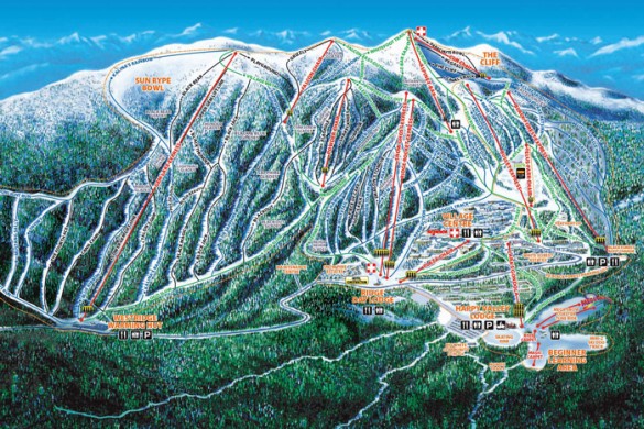 Big Whtie Piste Map
