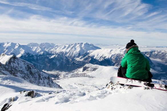 Alpe d'huez snowboarding