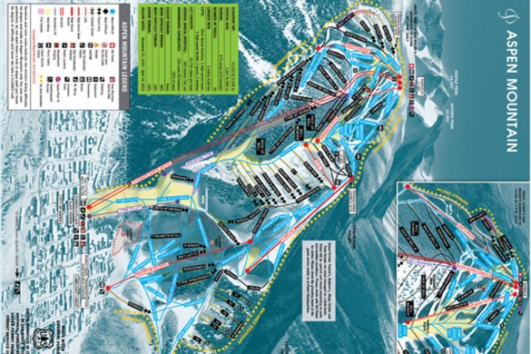 Aspen Mountain Piste Map