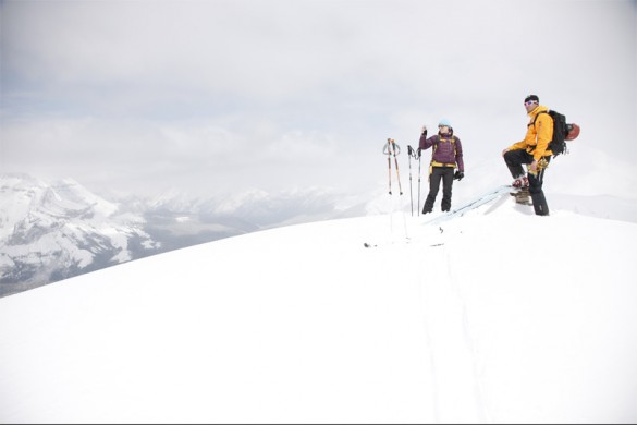 Banff skiers