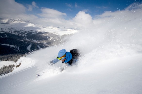 Banff skier