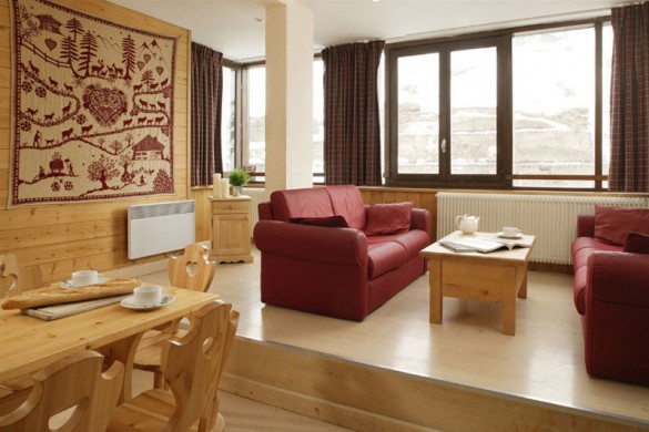 Chalet 2100a lounge, Tignes