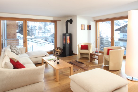 Chalet Aconcagua lounge, Zermatt