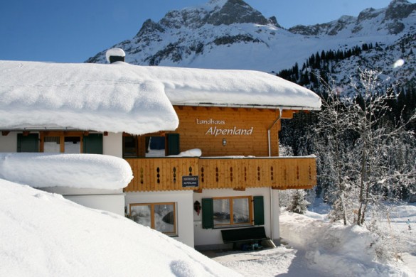 Chalet Alpenland ext side, Lech - Zug