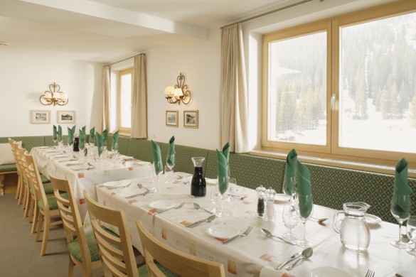 Chalet Alpenland dining, Lech - Zug