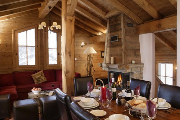 Chalet Ecureuil de Neige lounge, Courchevel