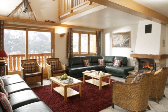 Chalet Evergreen lounge, Meribel