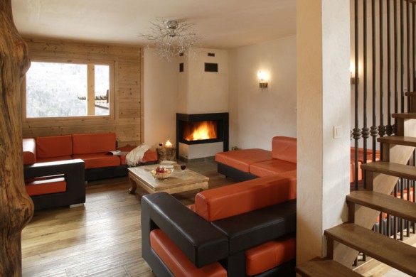 Chalet Laetitia lounge, Meribel