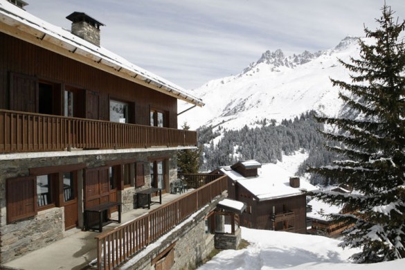 Chalet Andre ext view, Meribel