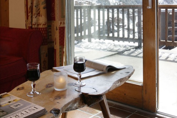 Chalet Andre lounge view, Meribel