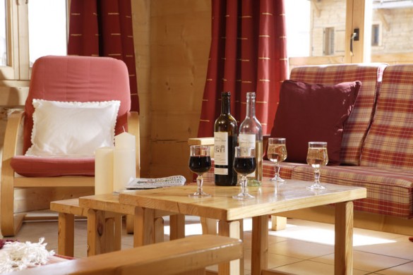 Chalet Louisa lounge close up, Alpe D'Huez