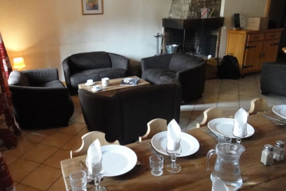 Chalet Sylvie lounge from dining, Val D'Isere