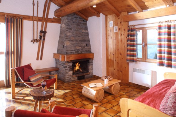 Chalet Yves living room, Les Arcs Chalet Yves living room, Les Arcs