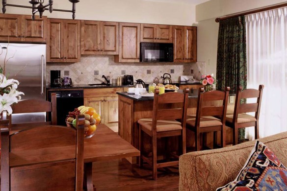 Condo Teton Mountain Village kitchen, Jackson Hole