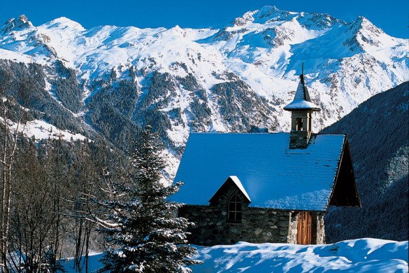 Courchevel Church, France