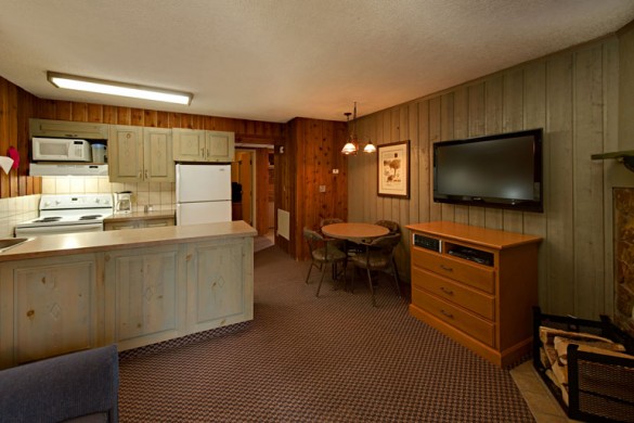 Douglas Fir Resort, kitchen, Banff & Lake Louise