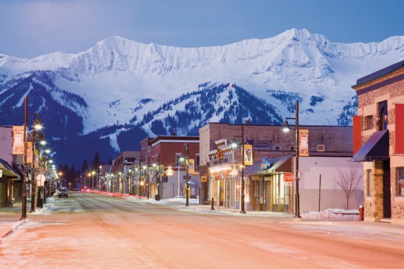 Fernie town, Canada