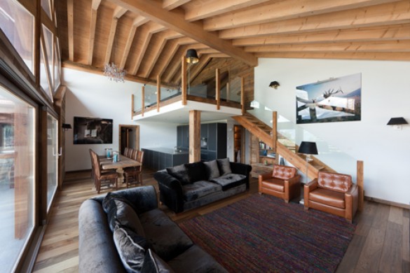 Chalet Hautes Cimes, lounge, Nendaz