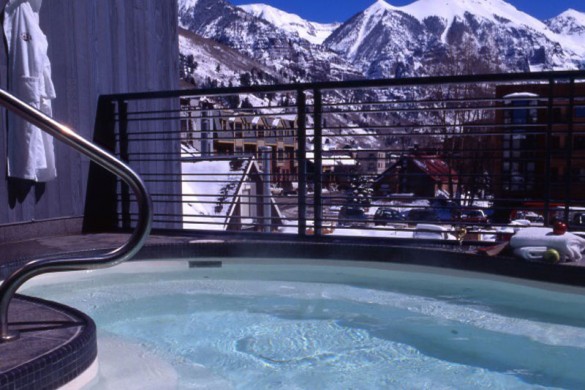 Hotel Ice House Lodge hot tub, Telluride