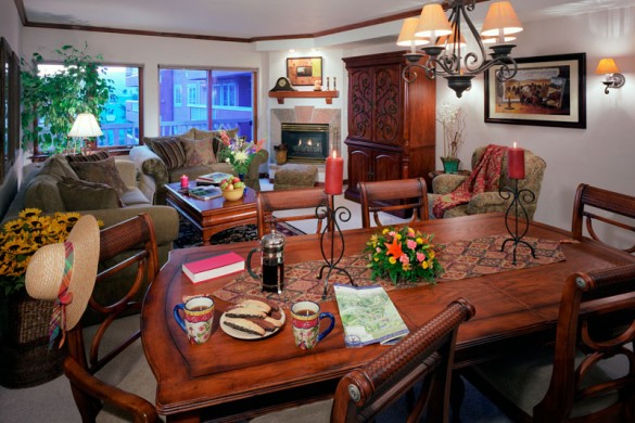 Hotel and Condo St James Place dining, Beaver Creek
