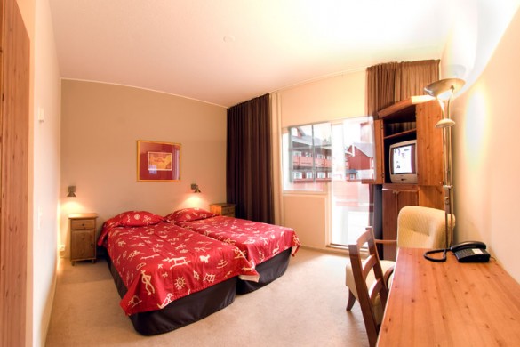 Hotel Crazy Raindeer, bed, Levitunturi