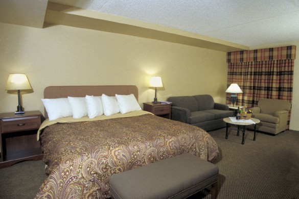 Hotel Evergreen Lodge bed, Vail