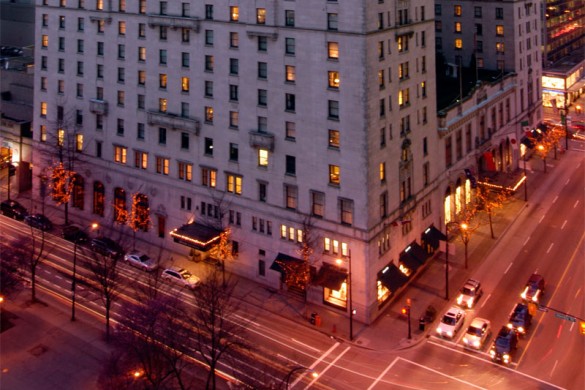 Hotel Fairmont ext, Vancouver, Canada