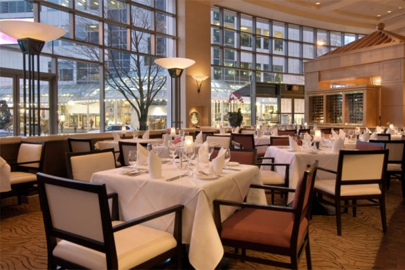 Hotel Fairmont Waterfront dining, Vancouver, Canada