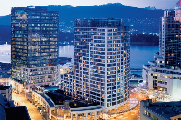 Hotel Fairmont Waterfront ext, Vancouver, Canada