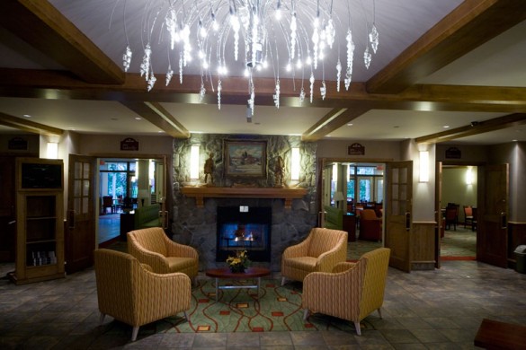 Hotel Marriott Residence Inn, lobby, Tremblant