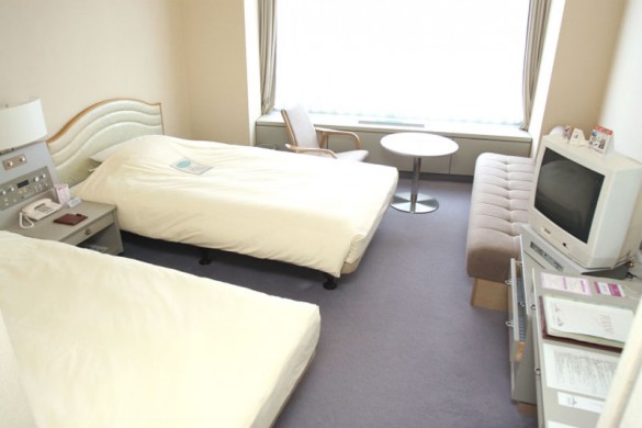 Hotel New Furano Prince twin room, Furano, Japan