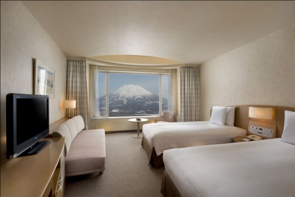 Hilton niseko Village bedroom, Niseko ski resort, Japan