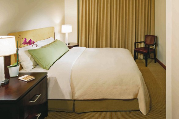 Hotel Pan Pacific bedroom, Whistler