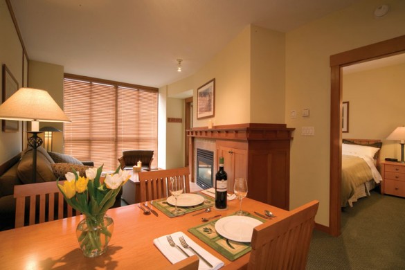 Hotel Pan Pacific lounge, Whistler