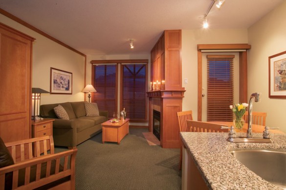 Hotel Pan Pacific suite, Whistler