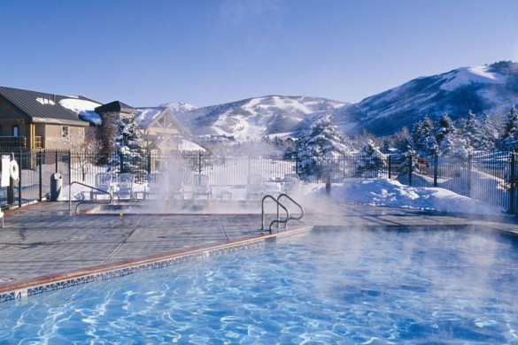 Hotel Park City Peaks pool view, Park City