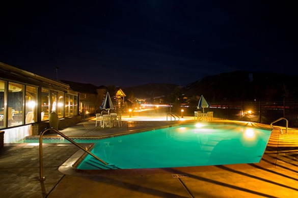 Hotel Park City Peaks pool, Park City