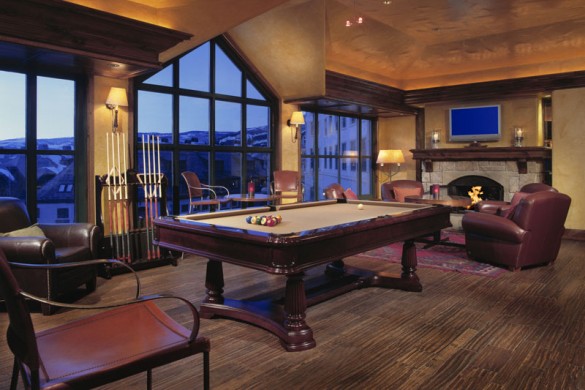 Hotel Park Hyatt billiards, Beaver Creek