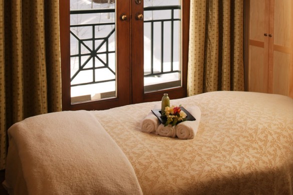 Hotel Park Hyatt bed, Beaver Creek