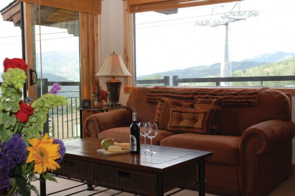 Hotel The Crestwood lounge close, Aspen