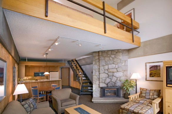Hotel The Lodge at Snowbird studio, Snowbird ski resort, USA