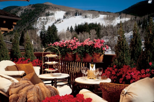 Hotel The Lodge at Vail balcony, Vail