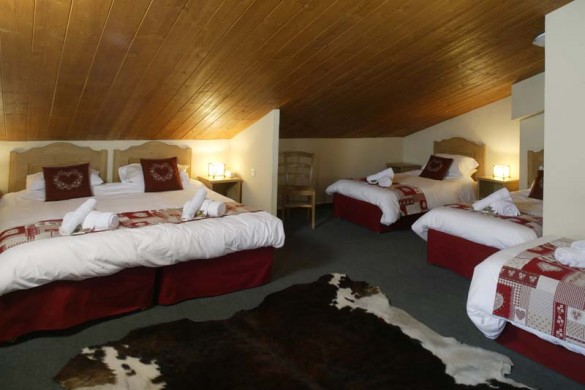 Chalet The Lodge int bedroom, Val D'Isere