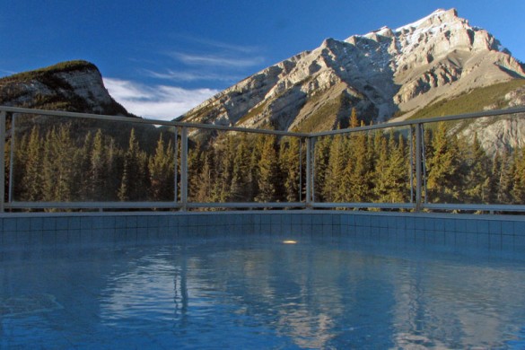 Inns of Banff, outside hot tub, Banff & Lake Louise