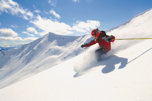 Jasper CA, fresh powder ski