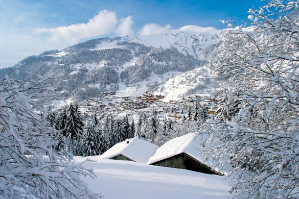 La PLagne, France, deep snow
