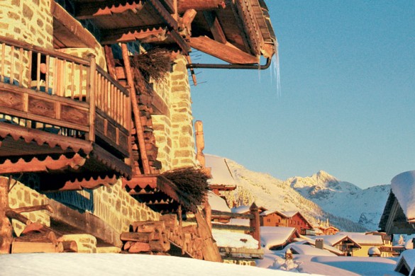 La Rosiere, France, blue ski icicle