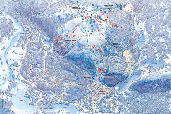 Levi Piste Map
