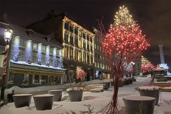 Montreal city, Canada, lights