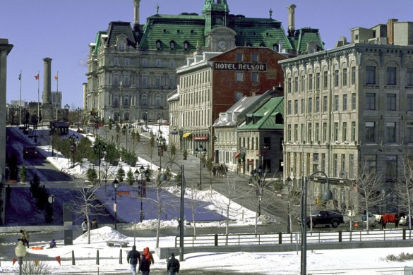 Montreal city, Canada, square